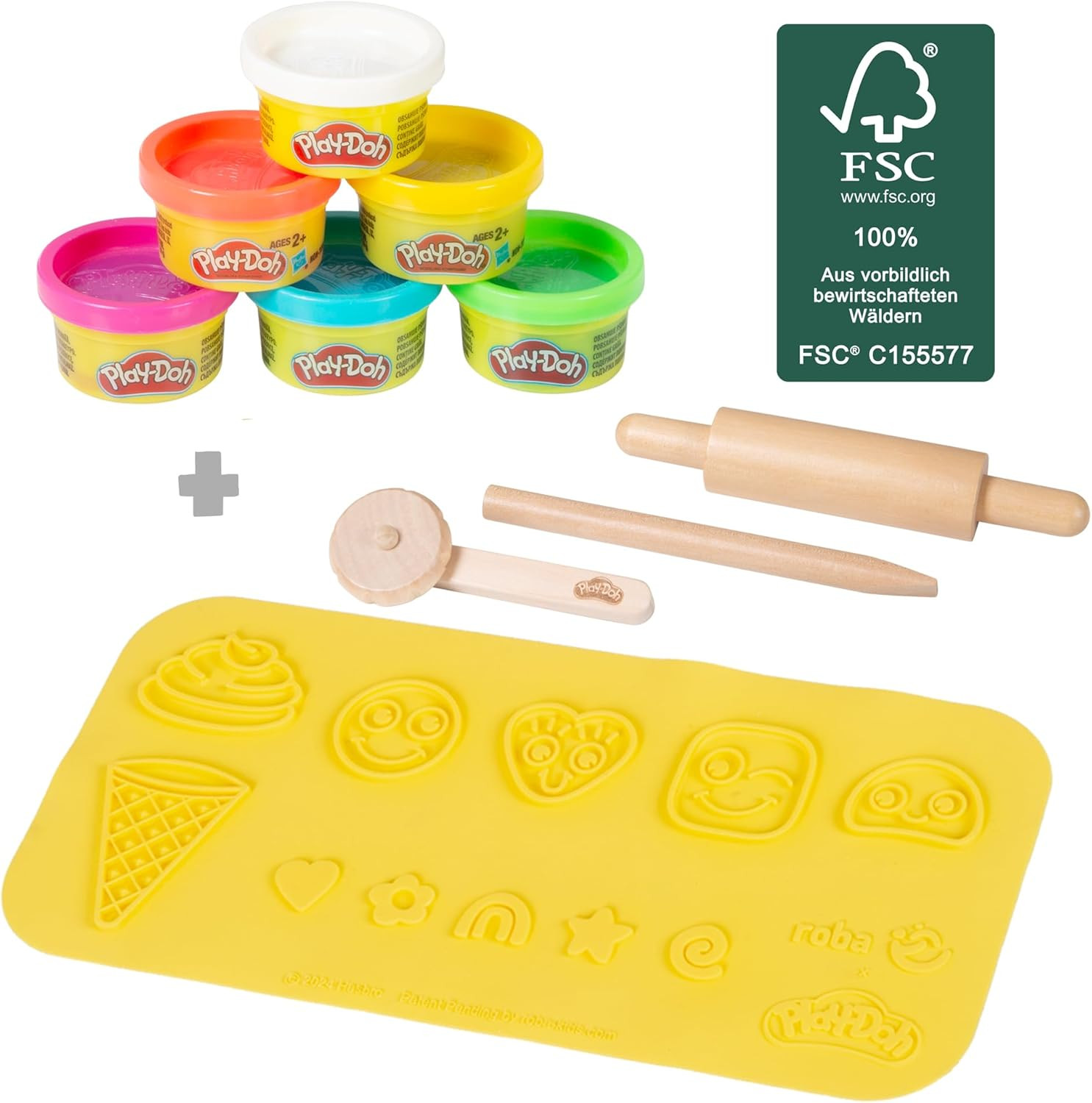 Coffret d'outils en bois Play-Doh FSC