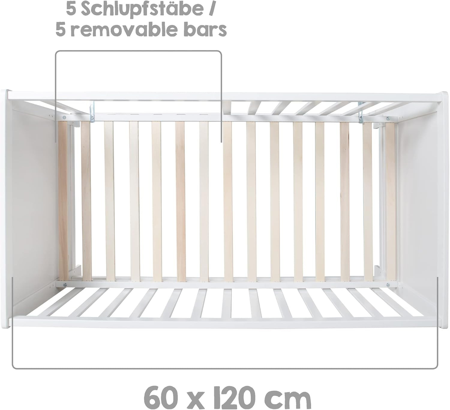 Lettino Co-sleeping 60 x 120 cm