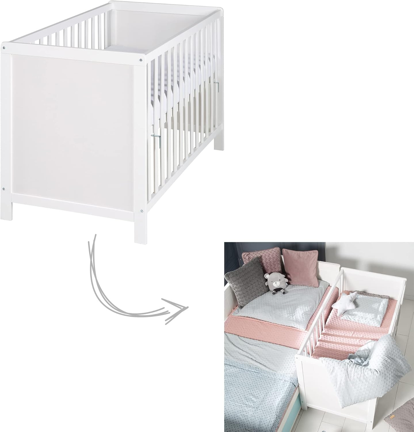Lettino Co-sleeping 60 x 120 cm