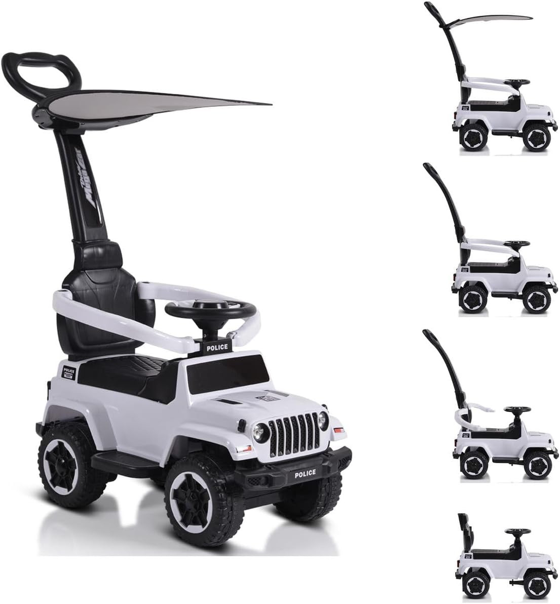Macchina Cavalcabile 4 in 1Bianco