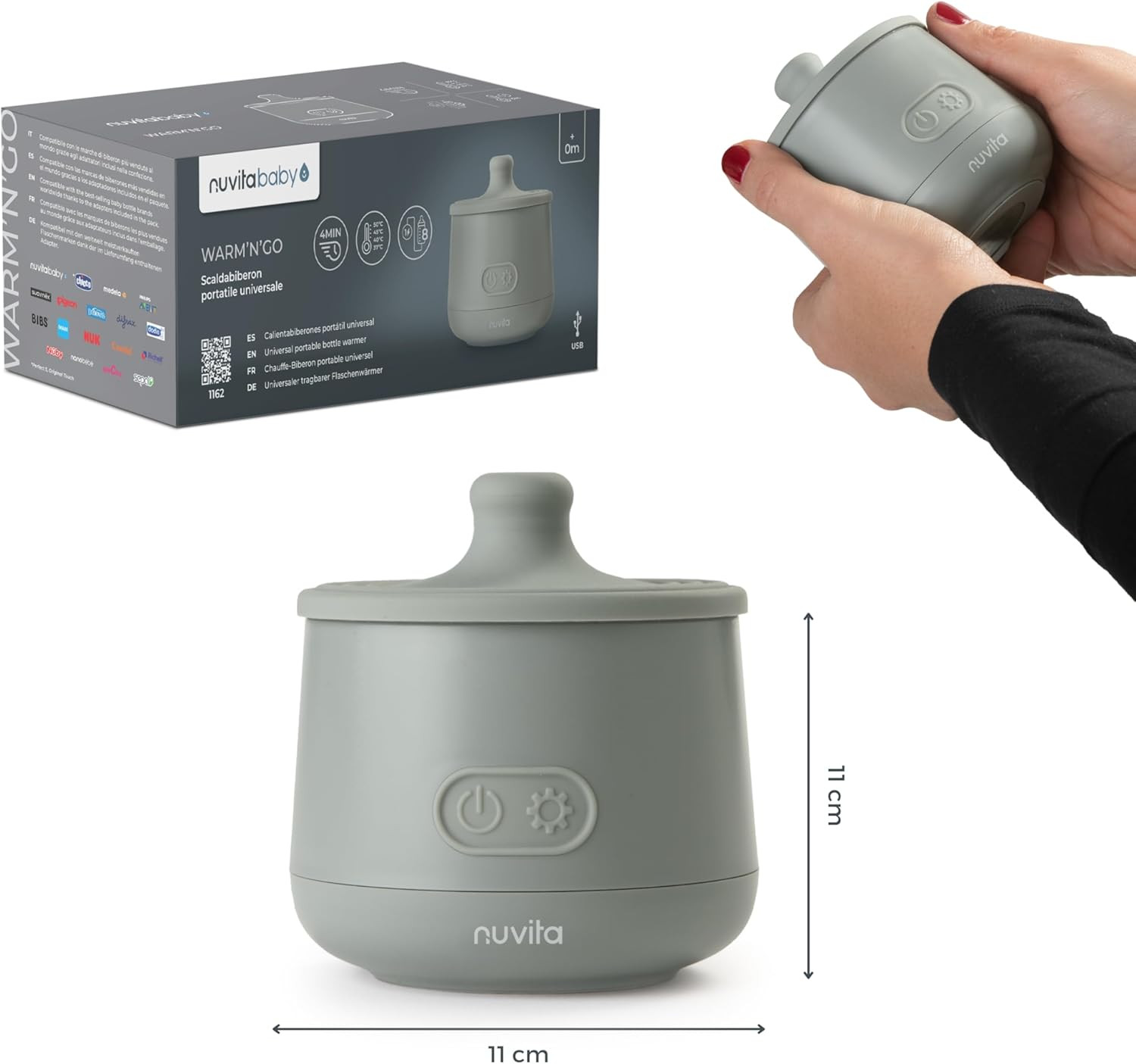 Scaldabiberon Portatile Nuvita Universale Warm' n go