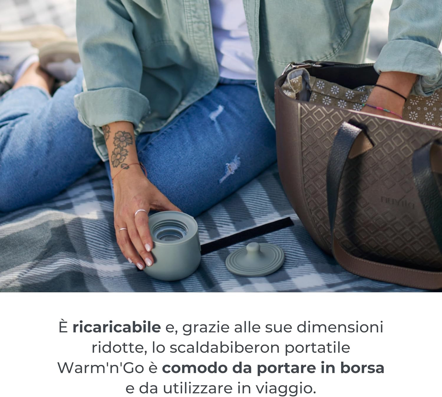 Bundle Nuvita: Sterilizzatore UV MellyPlus E Scaldabiberon Warm'n'Go Portatile - Per Neonati - Foto 11