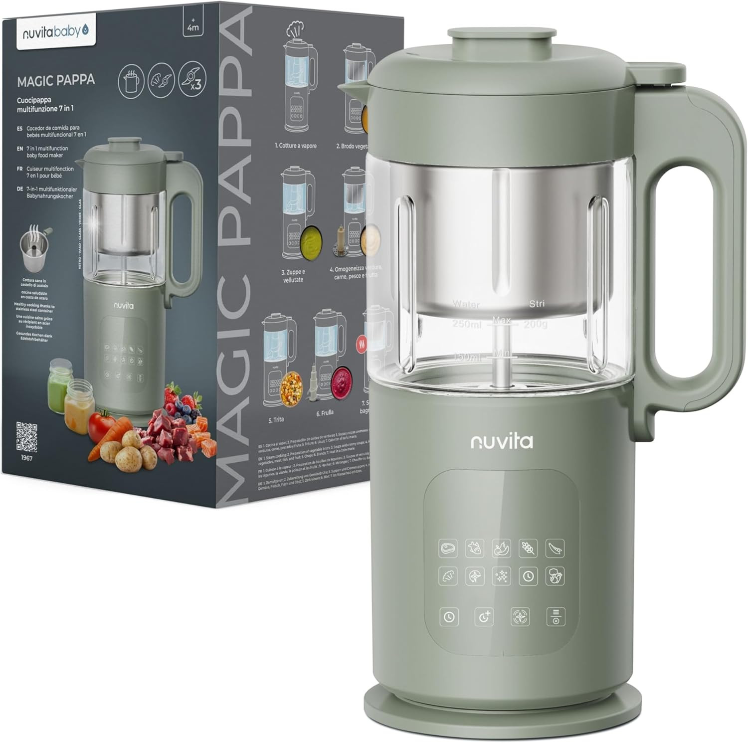 Cuocipappa multifunzione 7 in 1 Magic Pappa con Ricettario