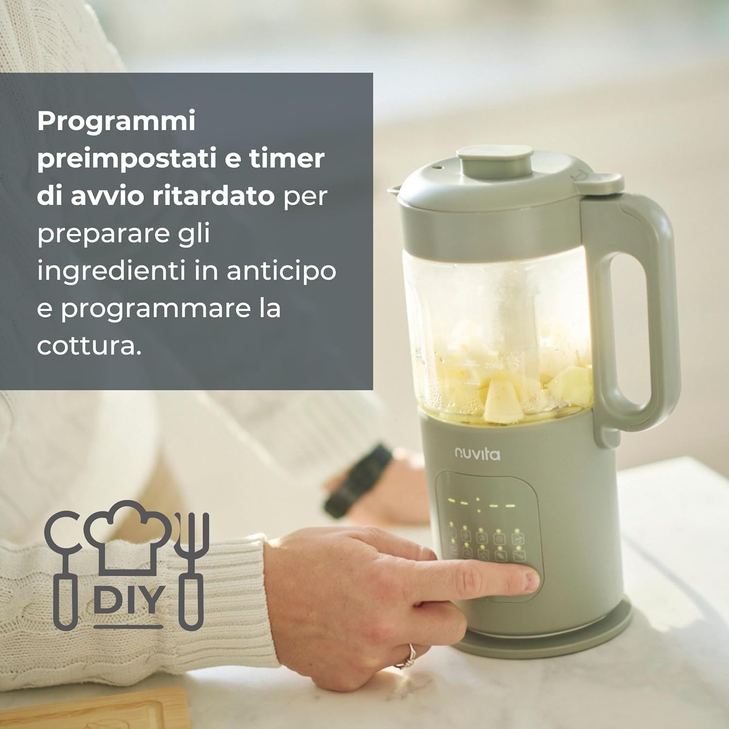 Cuocipappa multifunzione 7 in 1 Magic Pappa con Ricettario