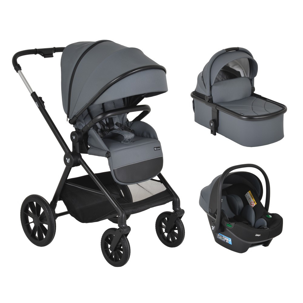 Poussettes Trios Cangaroo Joker- Mineral Grey