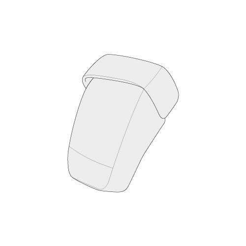 Aptica Xt Magnet Grau Kinderwagen-Beinabdeckung