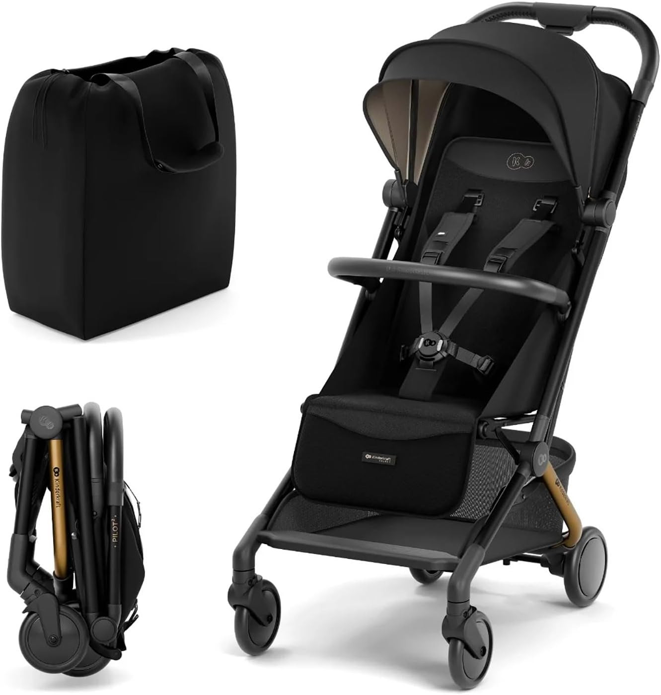 Kinderwagen Kinderkraft Pilot 2 -  Black