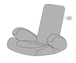 Rembourrage de siège de remplacement pour siège auto Inglesina Tolomeo