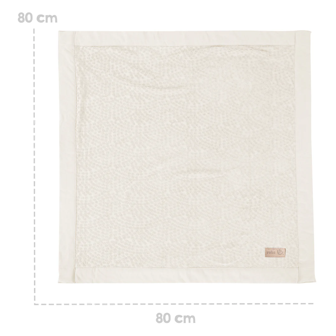 Coperta per neonati 80 x 80 cm 'Seashells Oyster