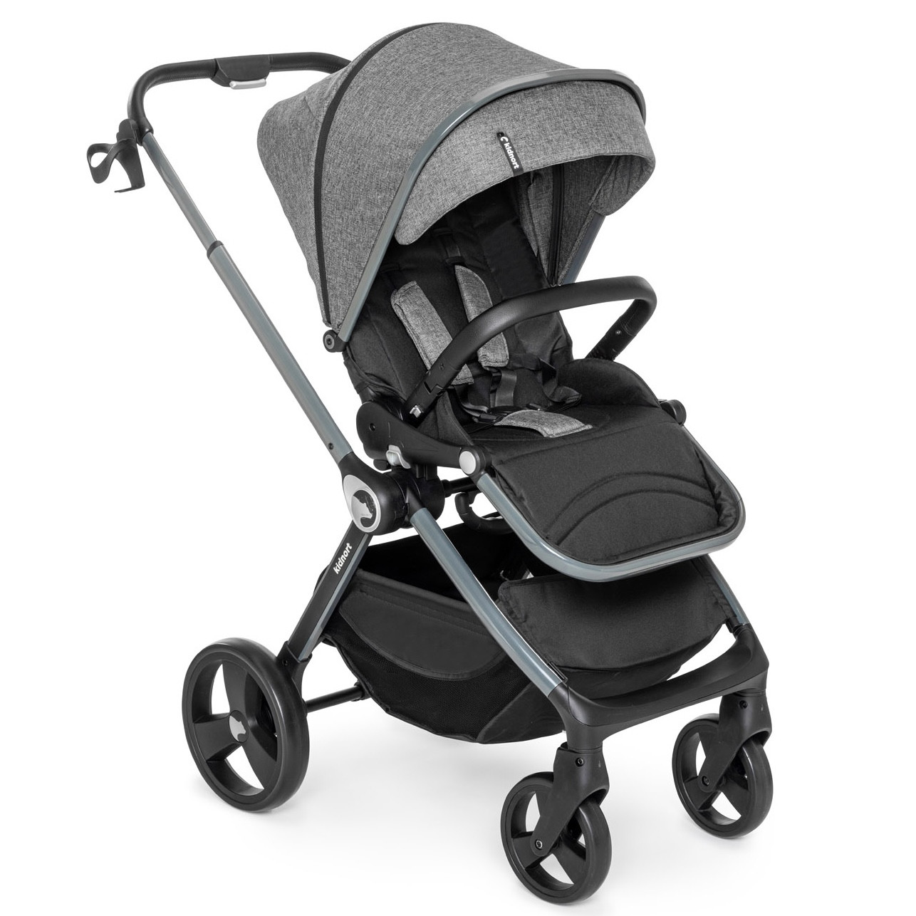 lsbjorn Kidnort - Passeggino Reversibile Grey