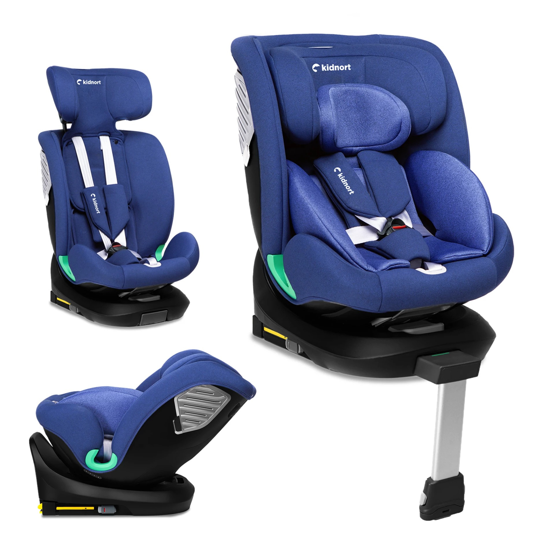 Rådjur Autositz mit Stützbein - 40-150 cm i-Size
