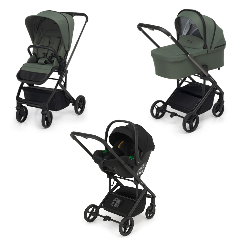 Trìo Foppapedretti TicToc - Rek i-Size - Olive
