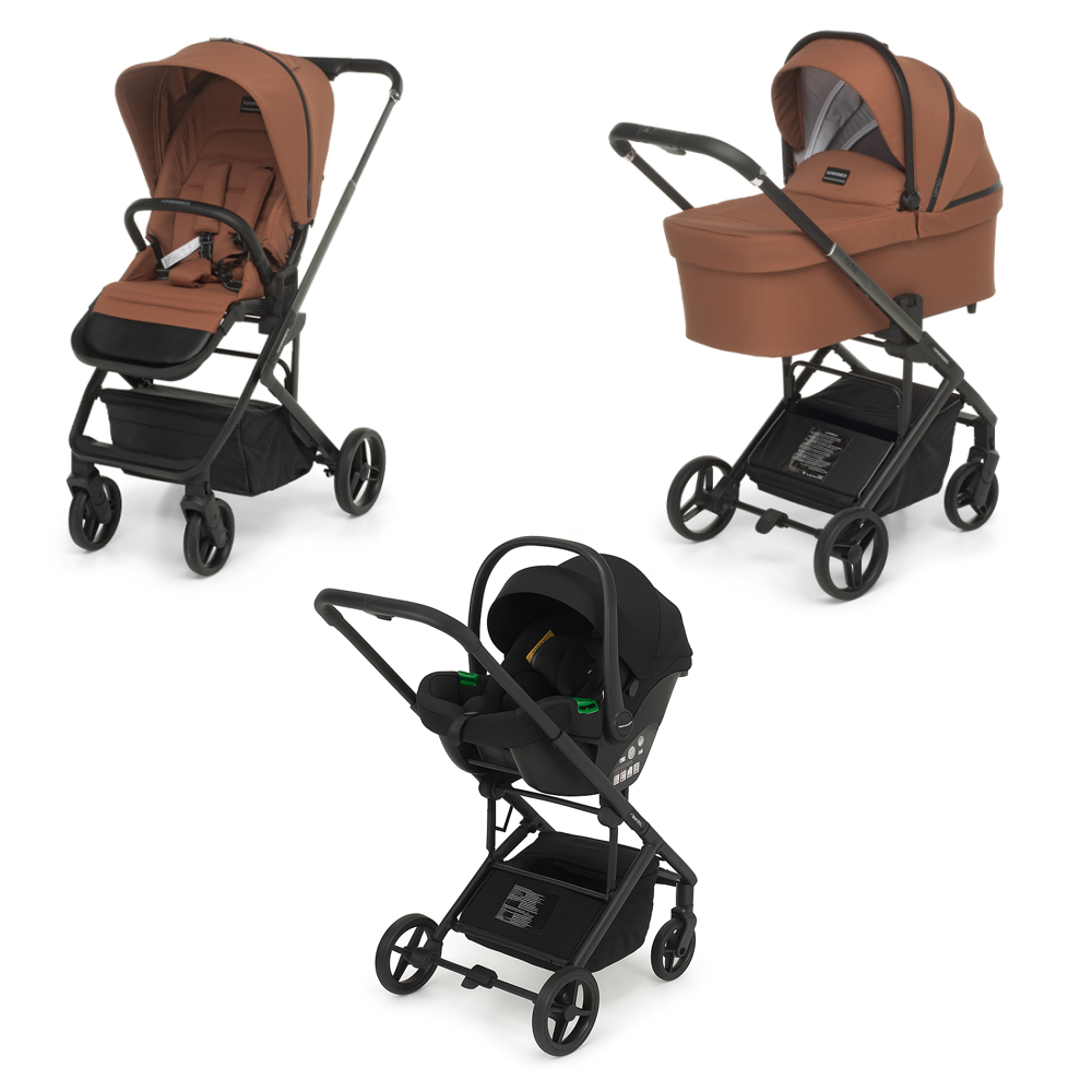 Kombikinderwagen Foppapedretti TicToc - Rek i-Size - Tuscany