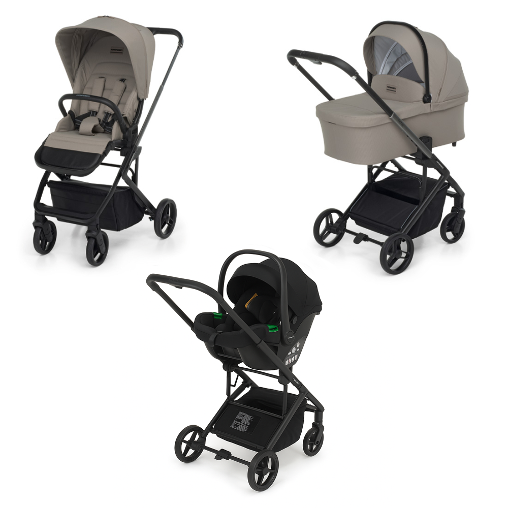 Poussettes Trios Foppapedretti TicToc - Rek i-Size - Desert