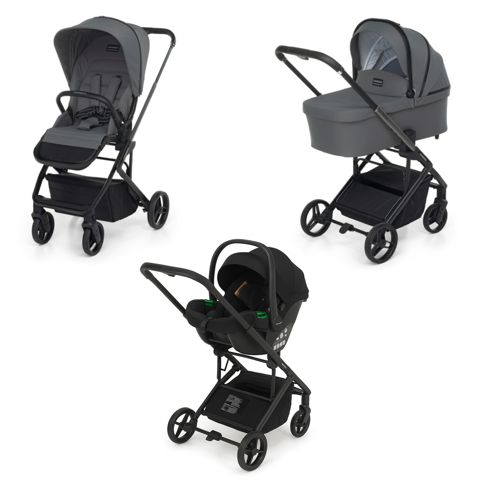 Poussettes Trios Foppapedretti TicToc - Rek i-Size - Stone