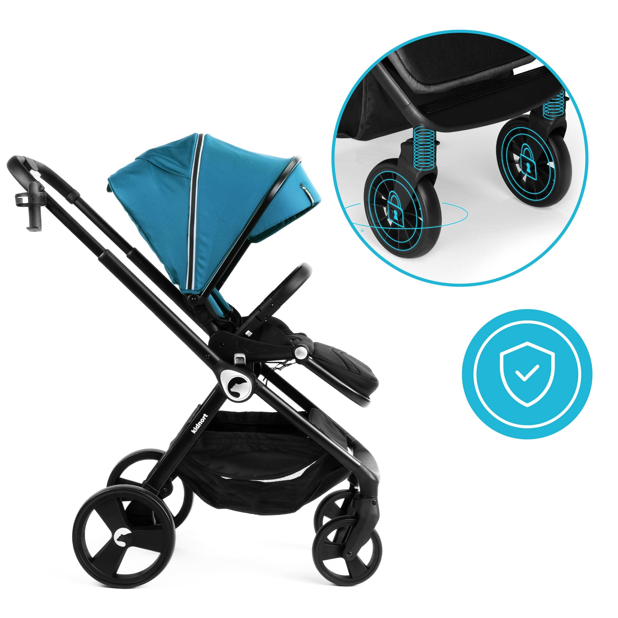 Isbjrn 2-in-1-Kinderwagen  wendbarer Kinderwagen und Babywanne