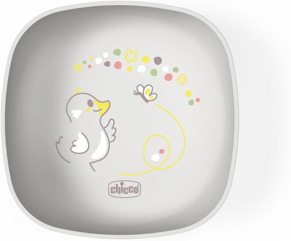 Schüssel mit Deckel Grau 6m+ Chicco