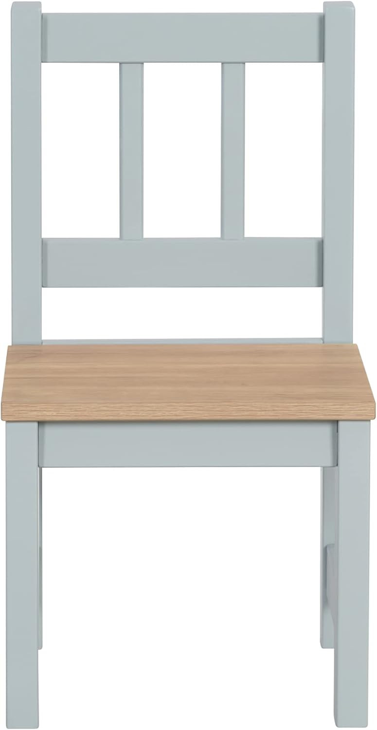 Ensemble table et 2 chaises Woody Grey
