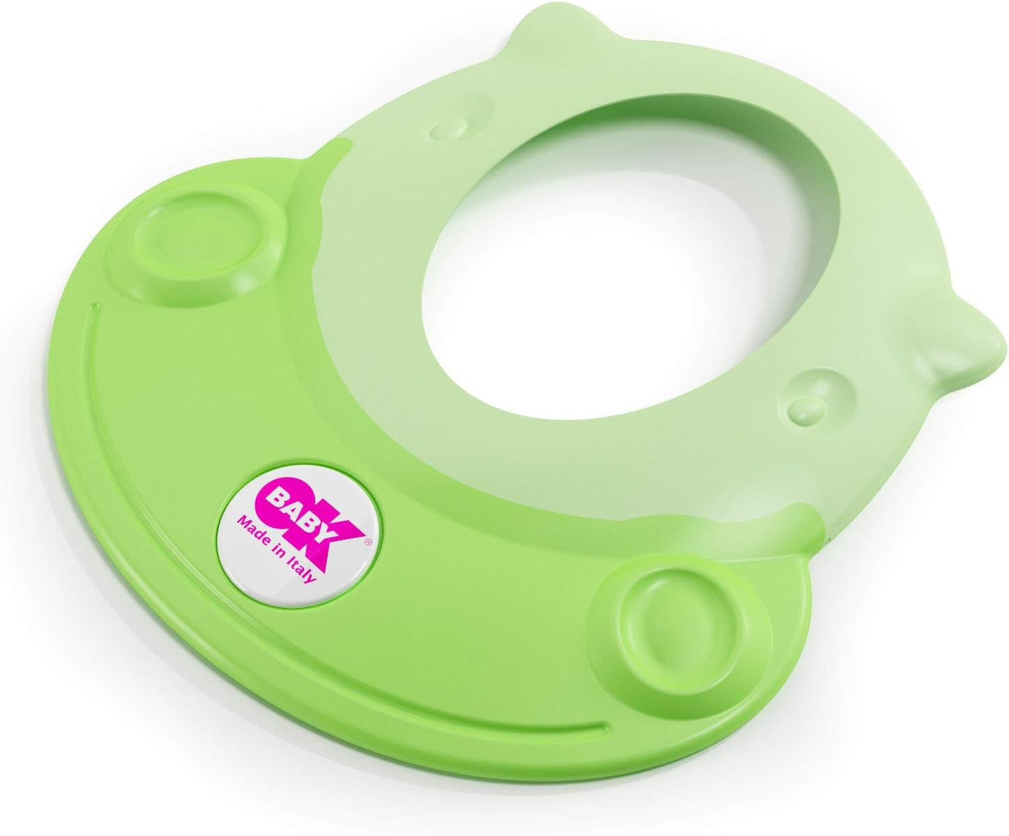 Protección ocular con visera verde hipopótamo