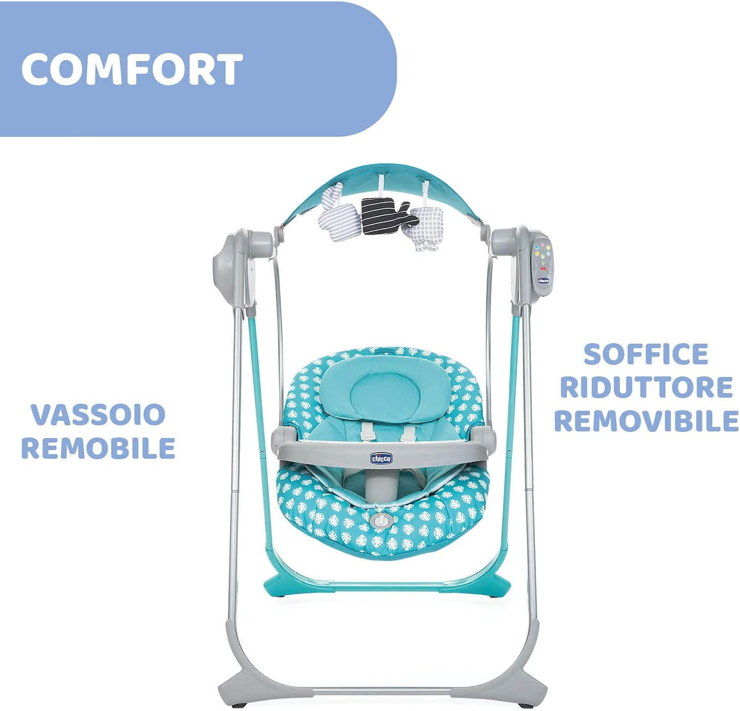 Altalena Chicco Polly Swing Up Silver