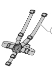 Ceintures pour poussette Inglesina Quid 2 Manta Blue