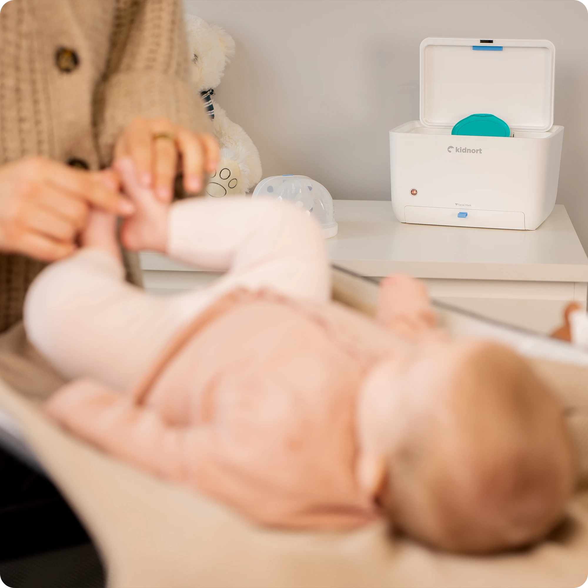Lykkelig Elektrischer Handtuchwärmer für Babys