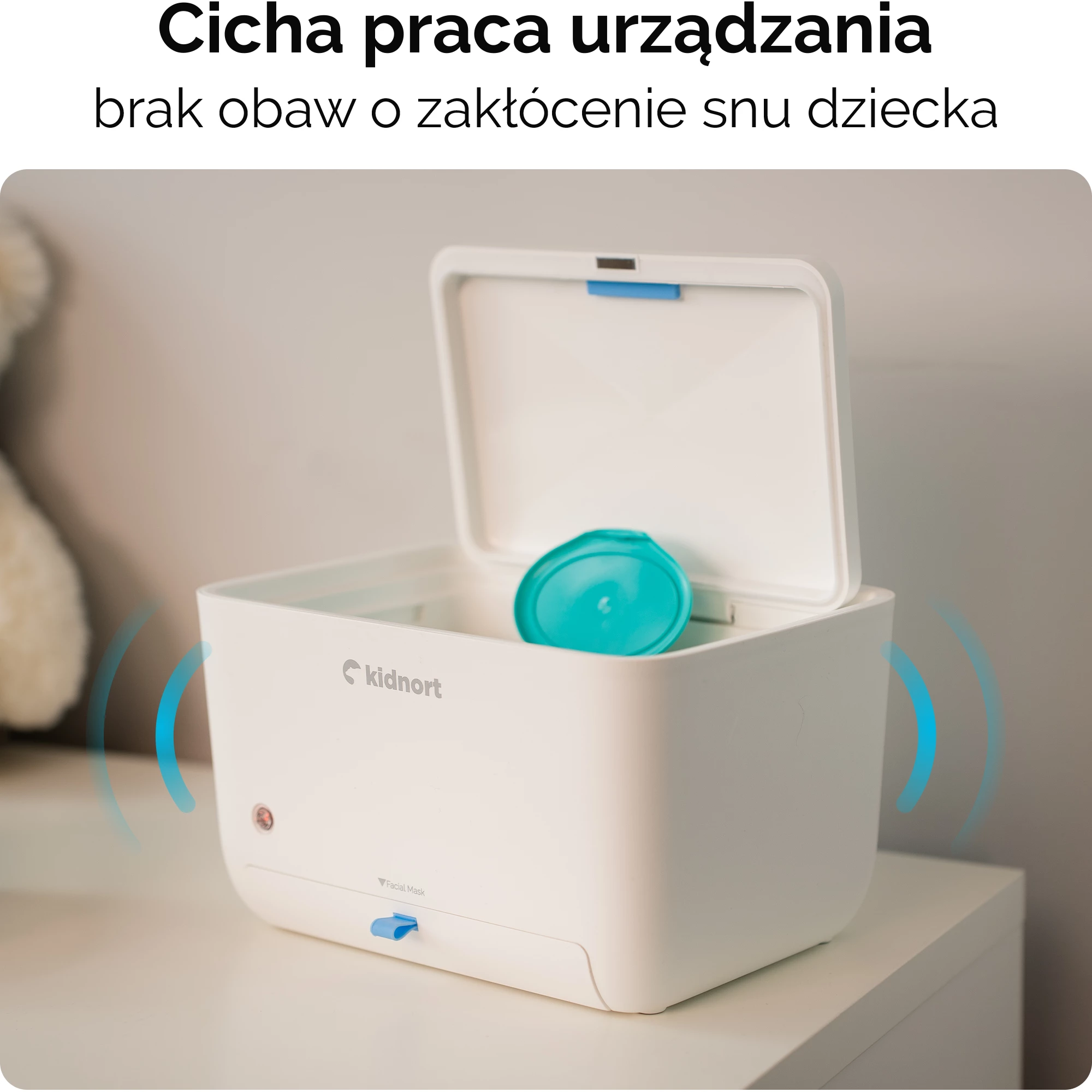 Lykkelig Elektrischer Handtuchwärmer für Babys