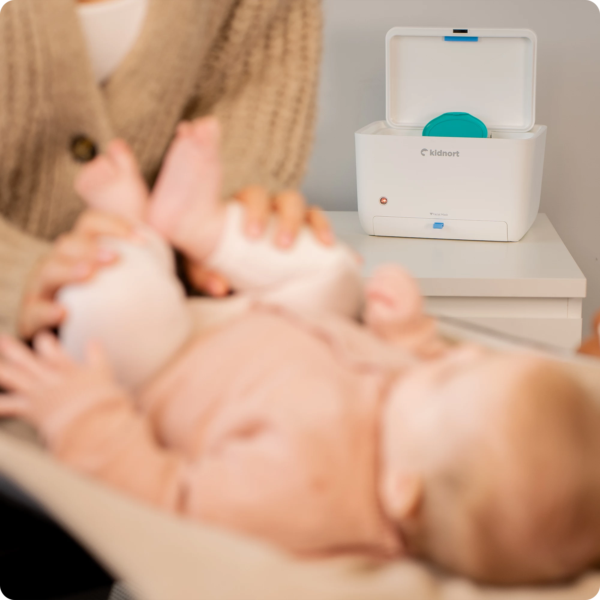 Lykkelig Elektrischer Handtuchwärmer für Babys