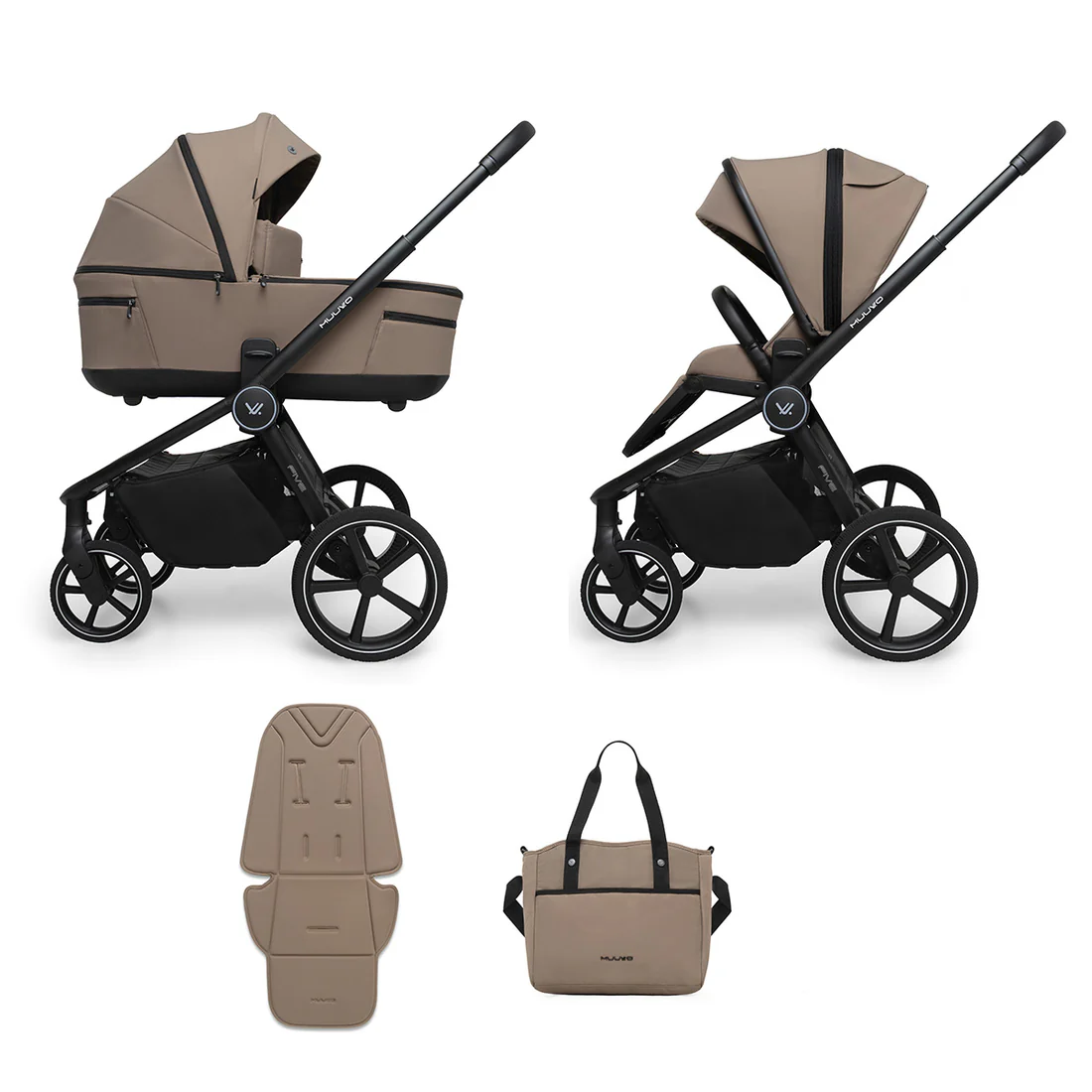 Sillas de paseo Dúo Muuvo Five - Mokka
