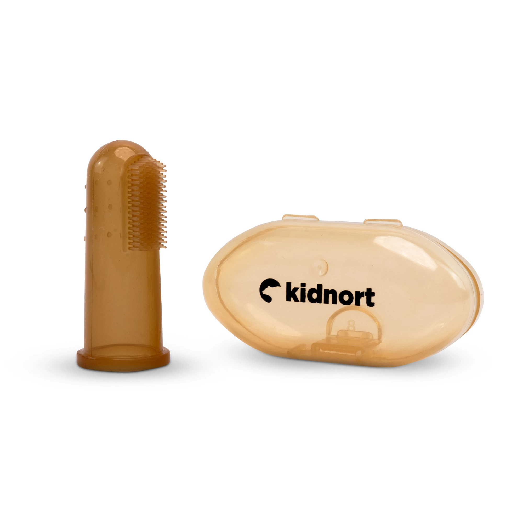 Spazzolino da dito in silicone Blomka