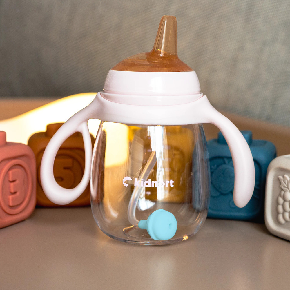 Babyflaschen und Tassen Kidnort Jordbaer - Brown