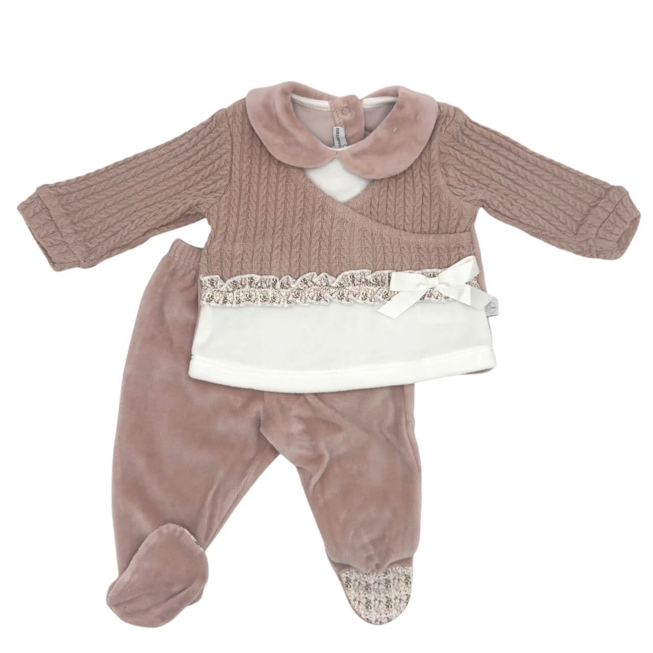 Combinaison en chenille rose Nazareno Gabrielli