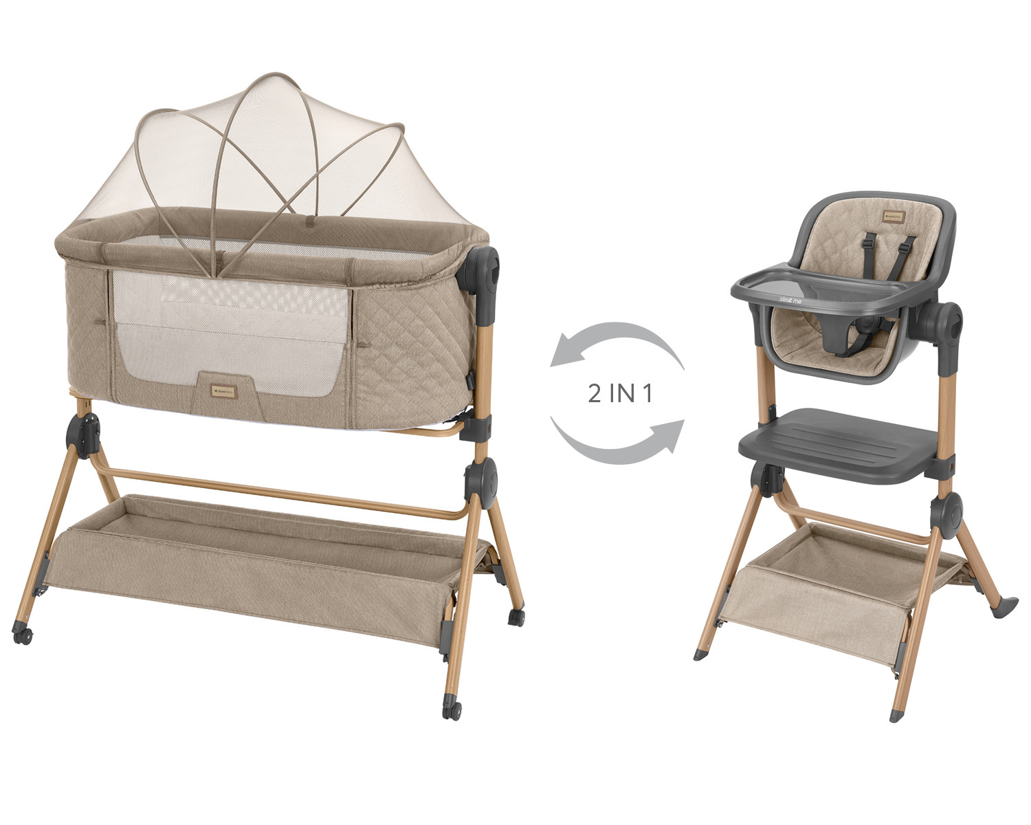 Berceau Cododo kikkaboo Sleat Me - Beige