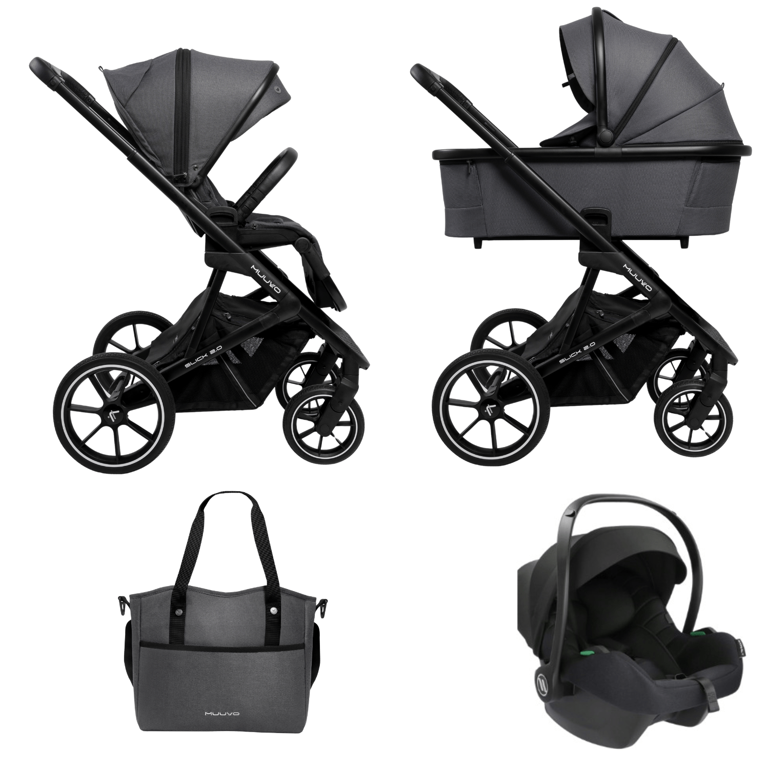 Trio Muuvo Slick 2.0 - Fer Graphite