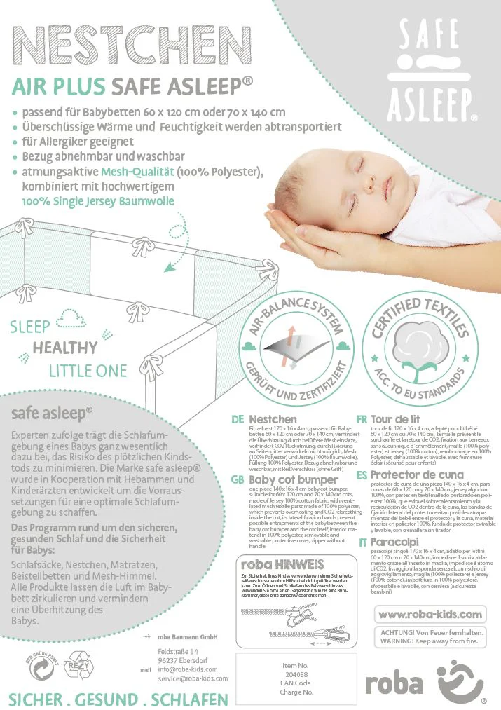 Paracolpi safe asleep  Air PLUS