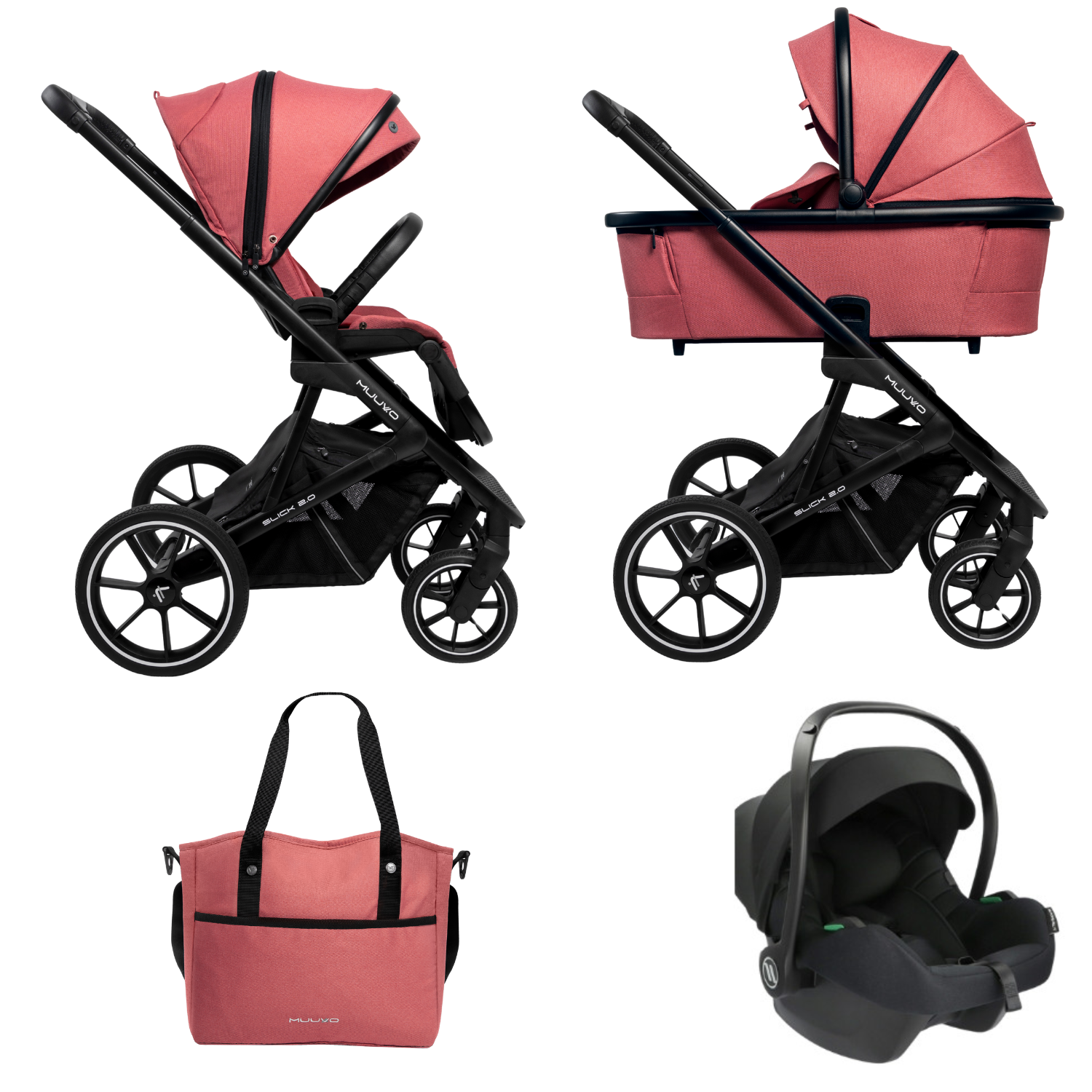 Trio Muuvo Slick 2.0 - Rose pur