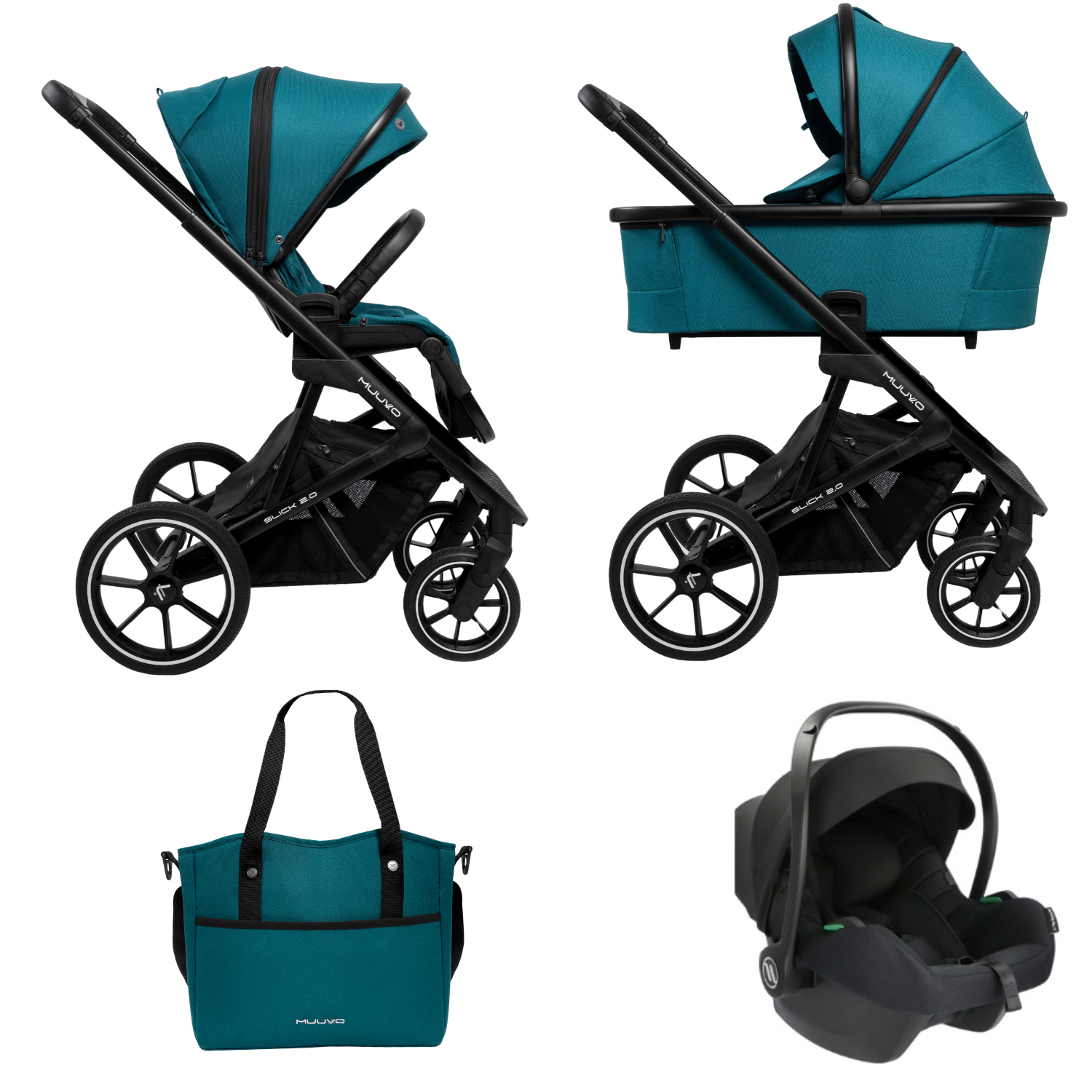 Trio Muuvo Slick 2.0 - Vert Tropical