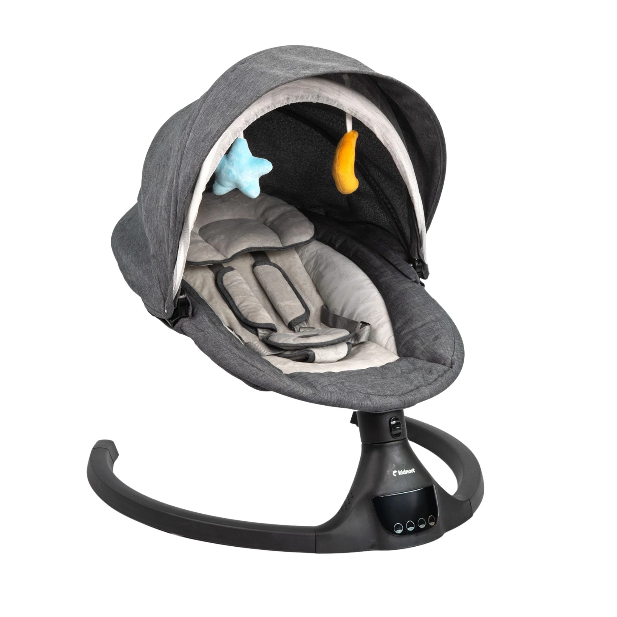 Babywippen Kidnort Svaie - Dark Grey