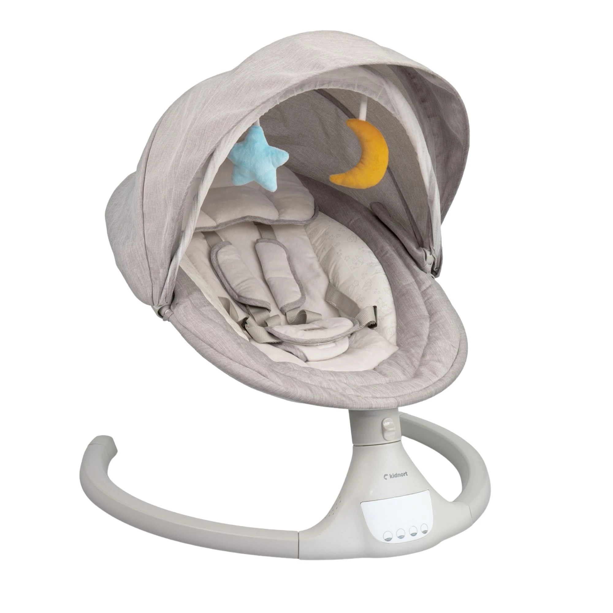 Babywippen Kidnort Svaie - Light Grey