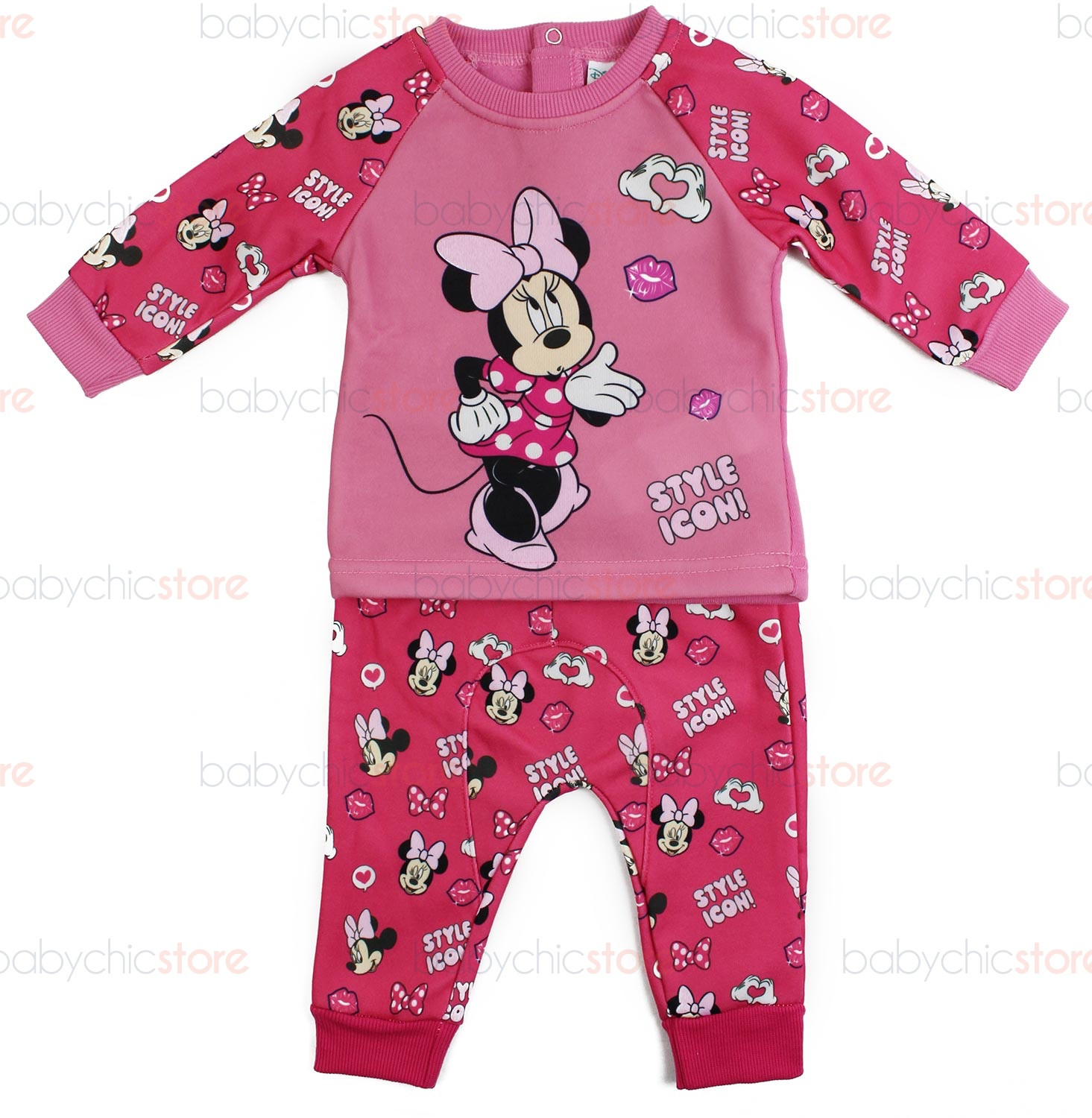 Tuta Neonato Disney Minnie Rosa - 18 Mesi