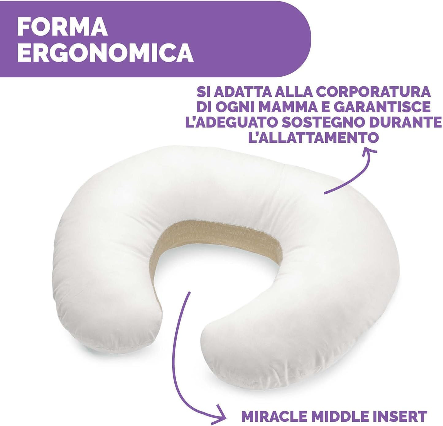 Boppy Supporto Allattamento anche cuscino allattamento per Neonati 0+