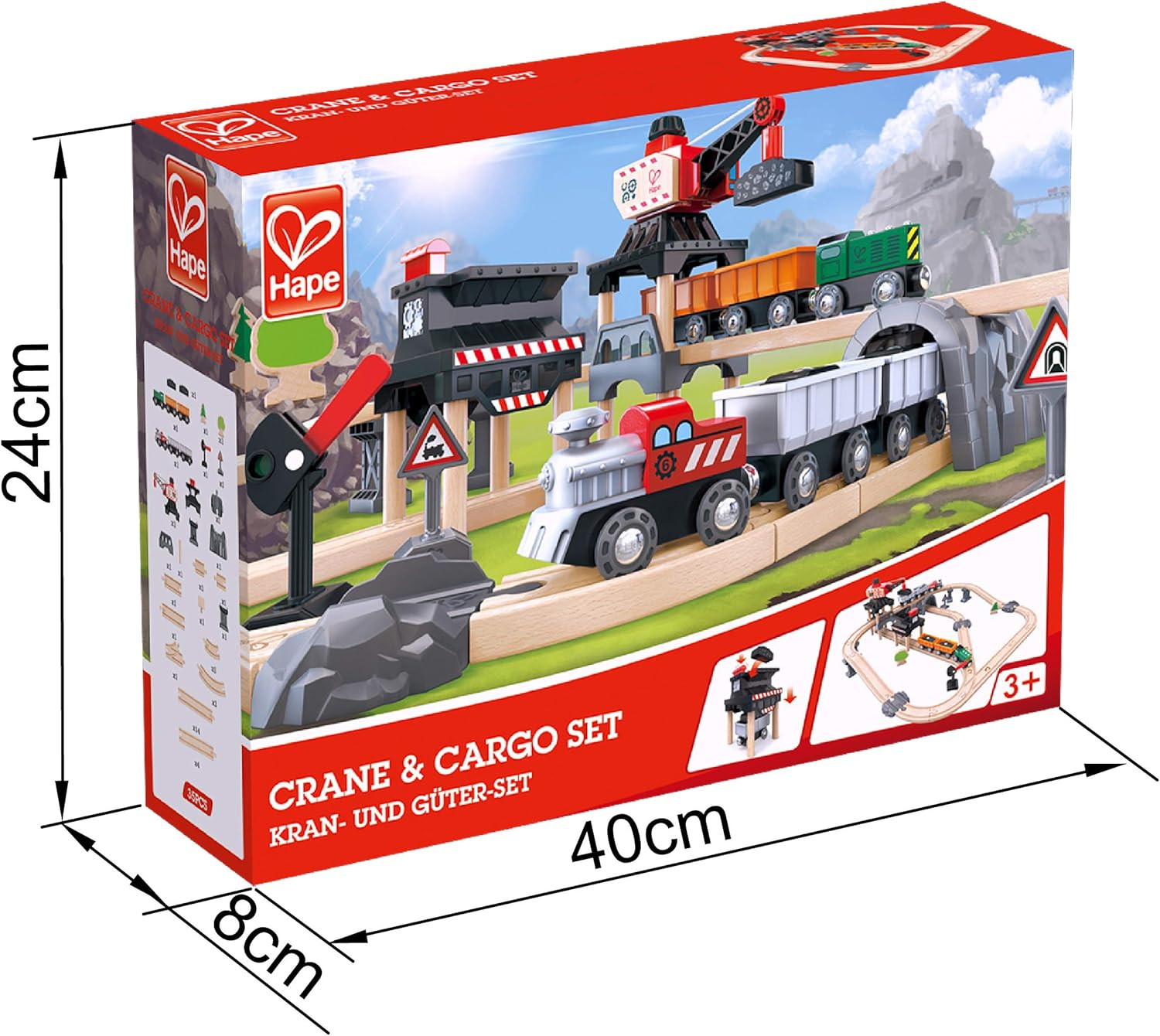 Hape Pista con trenino a batteria e ru