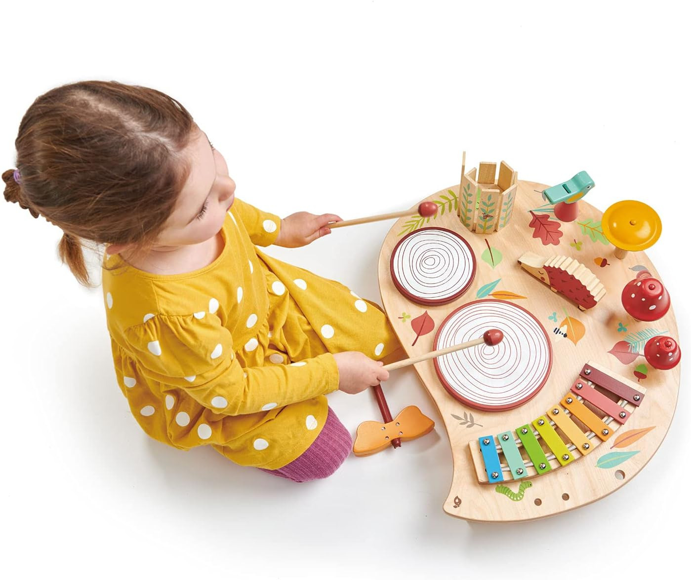 Table musicale à percussion en bois Tender Leaf