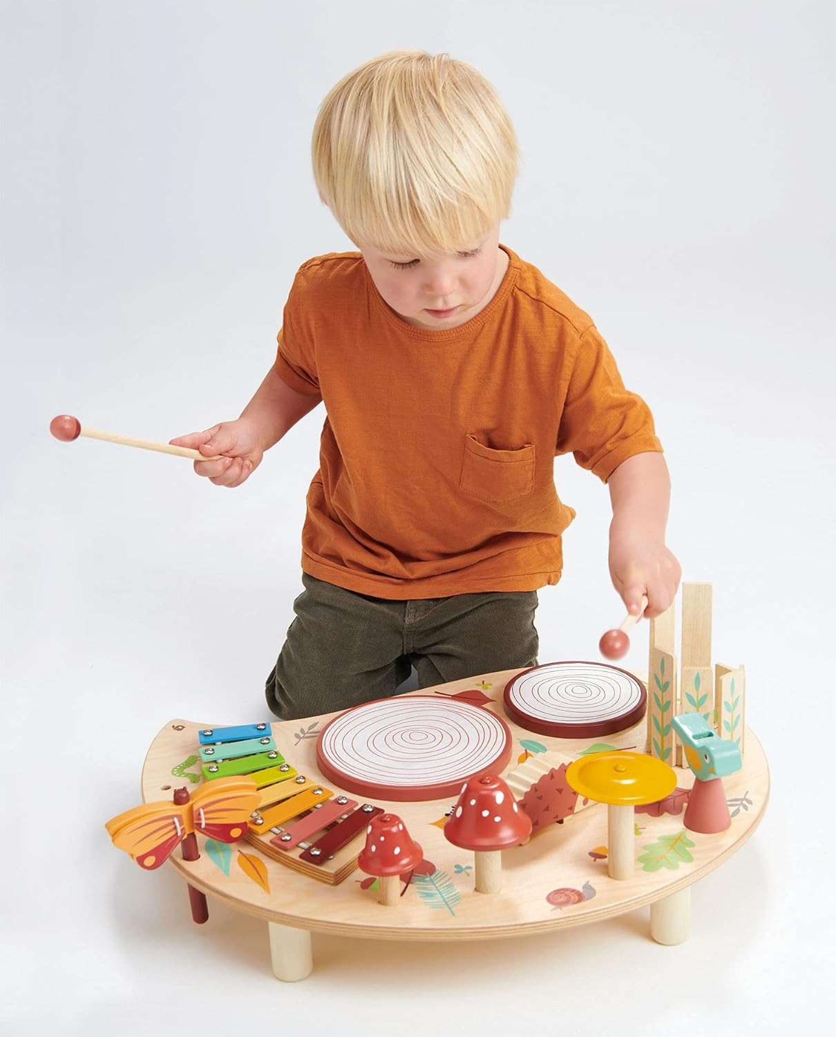 Table musicale à percussion en bois Tender Leaf