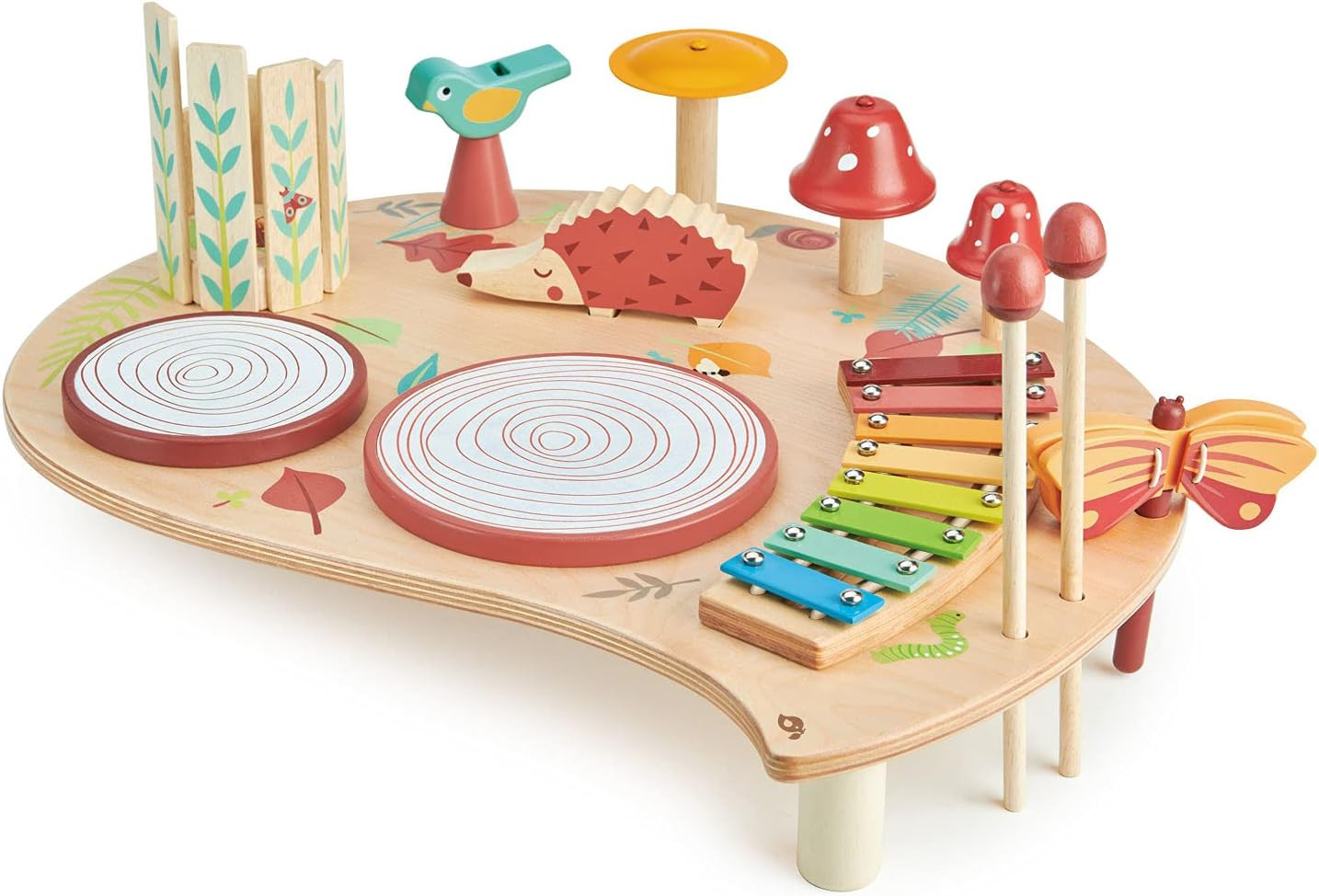 Table musicale à percussion en bois Tender Leaf