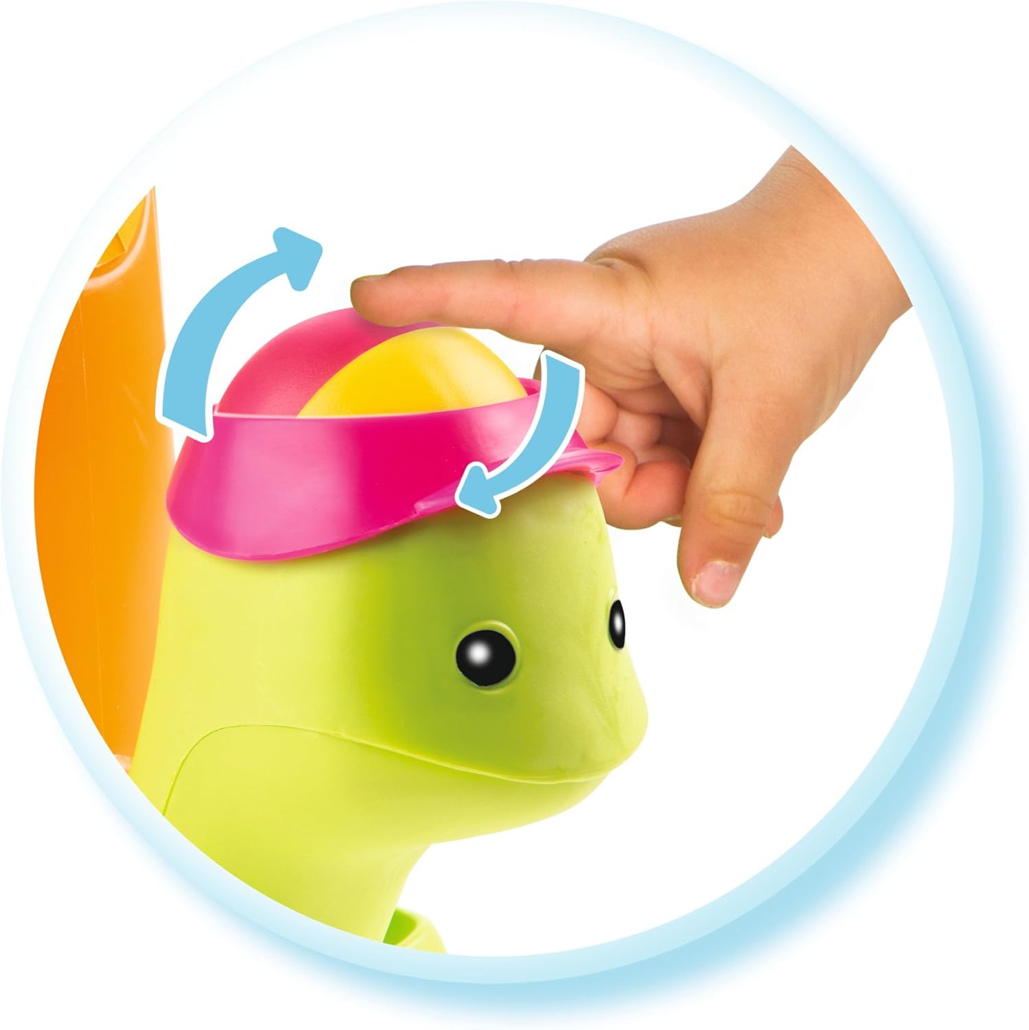 Tortue mignonne avec piste à billes