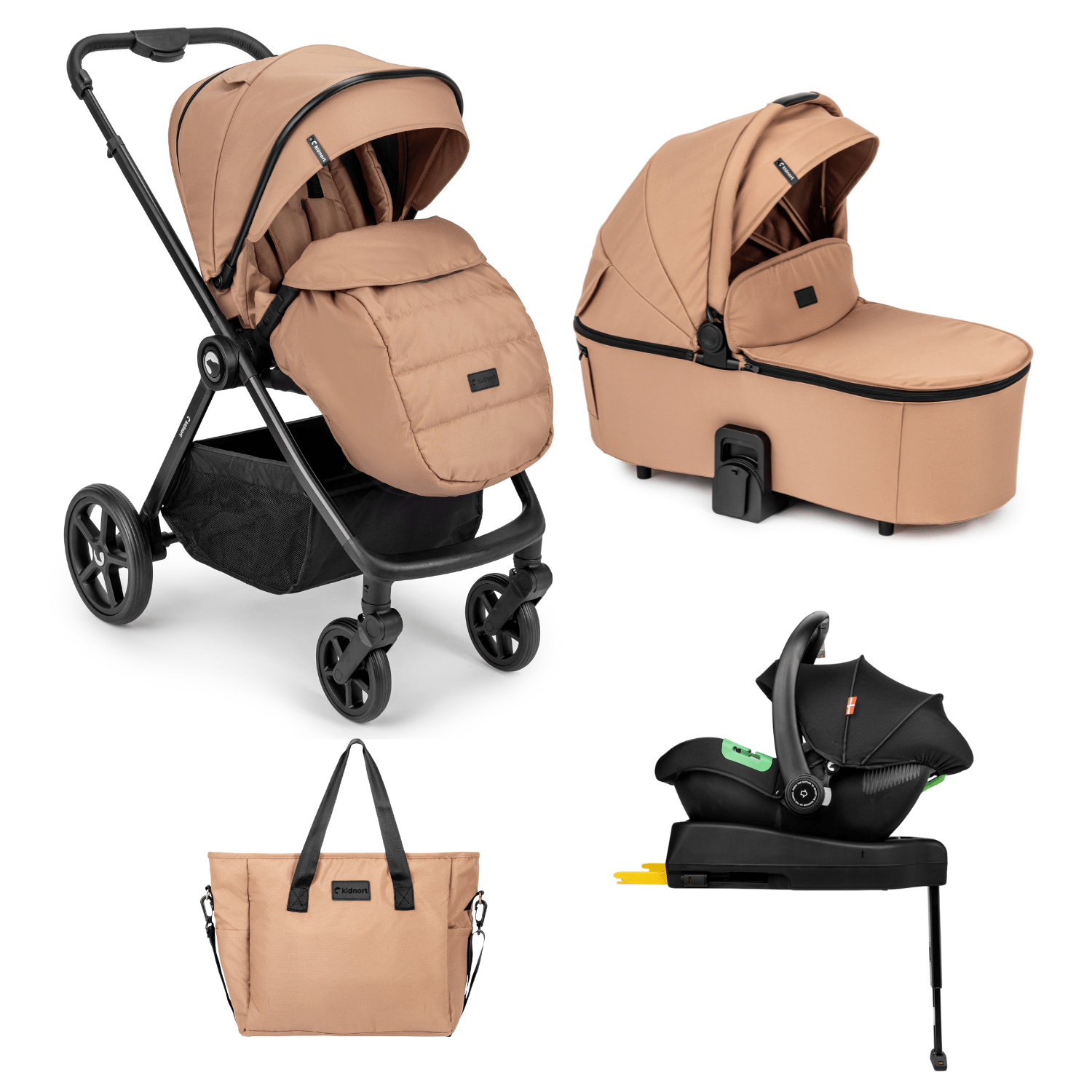 Cochecito trío 4 en 1 - Alskar Unique Mokka