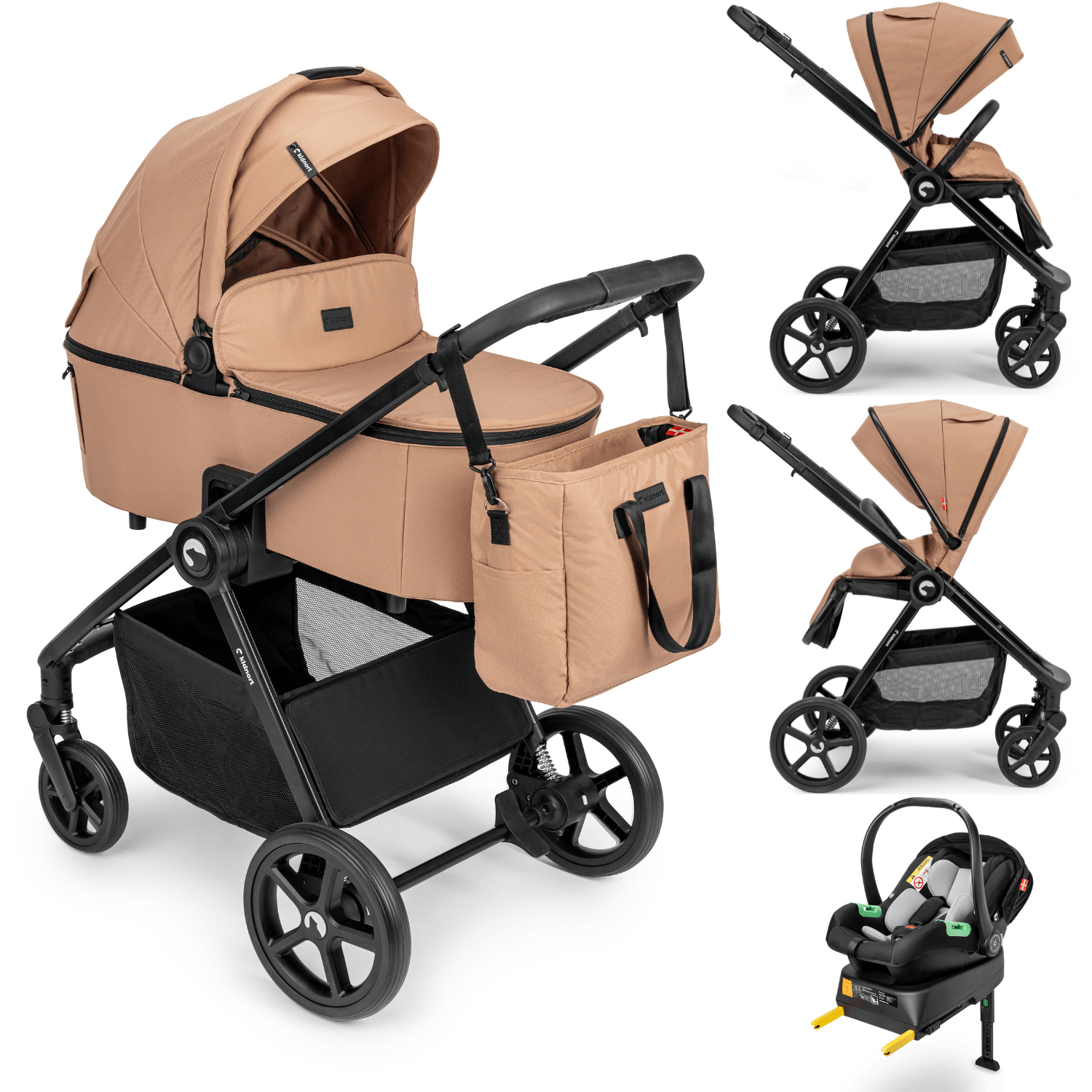 4-in-1-Trio-Kinderwagen  Alskar Unique