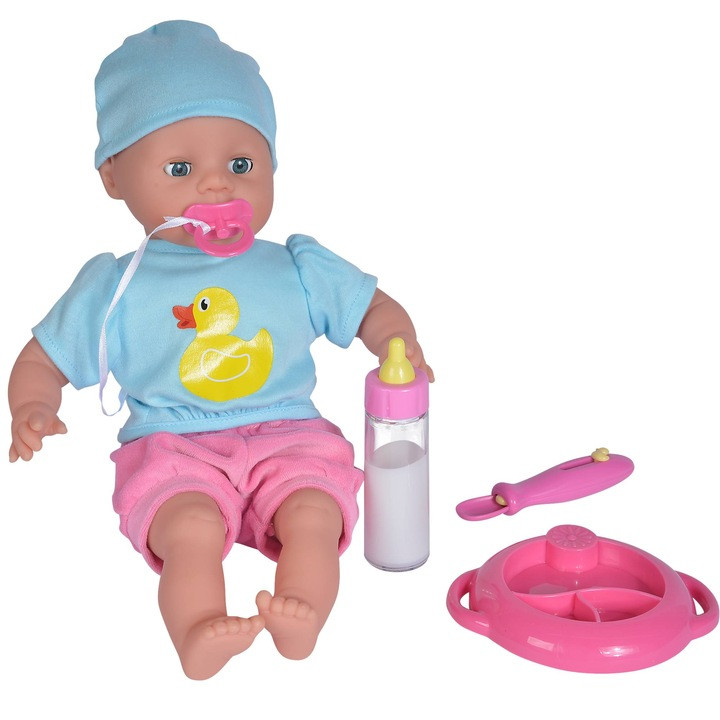 Bambola Baby Laura con Biberon Magico e Accessori