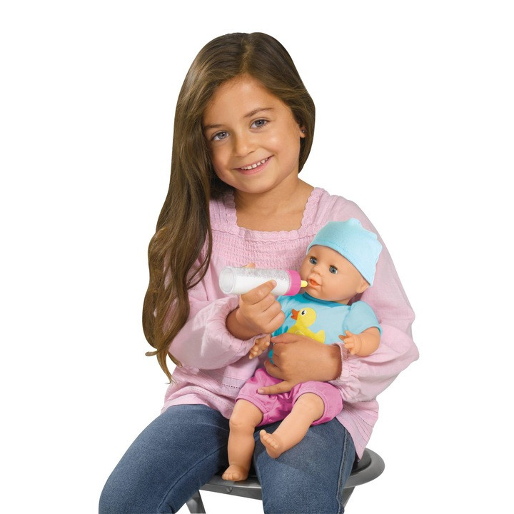 Bambola Baby Laura con Biberon Magico e Accessori